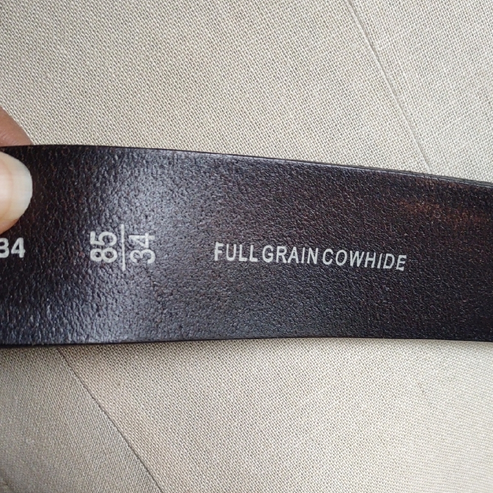 Fossil Men's Brown Leather Belt - Picture 8 of 8